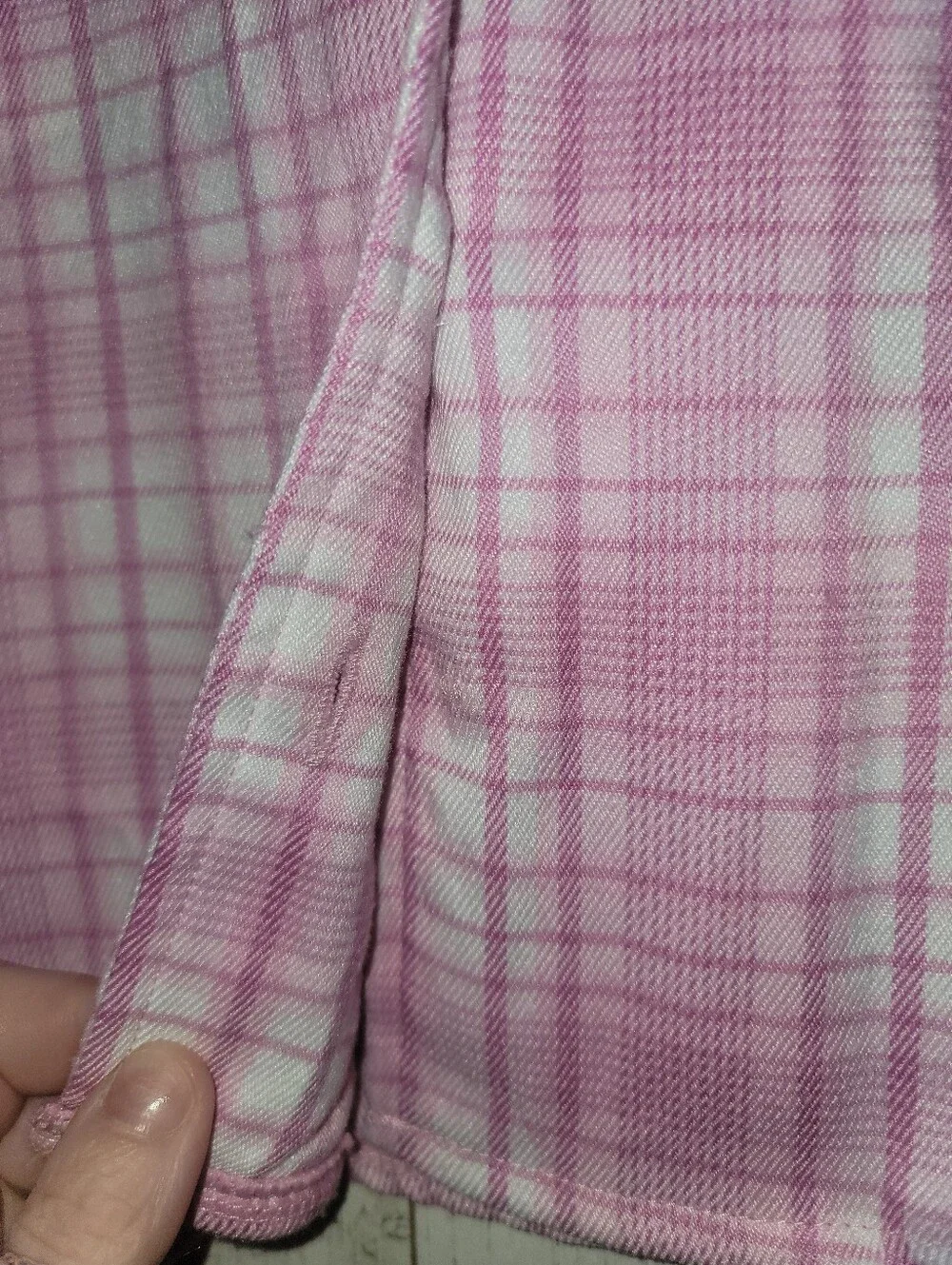 Dolls Kill Trickz N Treatz Pink Plaid Cropped Flannel